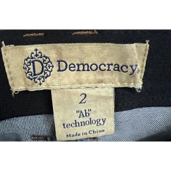 EUC Democracy Ab Technology Womens‎ Blue Skinny Ankle Cropped Jeans Women's 2 - Picture 5 of 8
